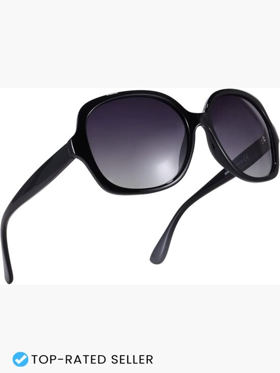 Accessories - Oversized Square Polarized Sunglasses UV Protection Unisex Retro Shades